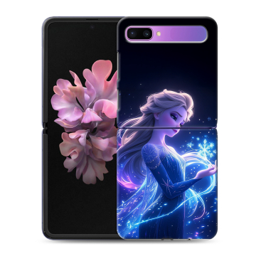 Пластиковый чехол на Samsung Galaxy Z Flip с принтом Холодное сердце Frozen Пластиковый чехол на Samsung Galaxy Z Flip с принтом Холодное сердце Frozen