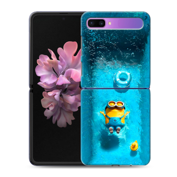 Пластиковый чехол на Samsung Galaxy Z Flip с принтом Миньоны Пластиковый чехол на Samsung Galaxy Z Flip с принтом Миньоны