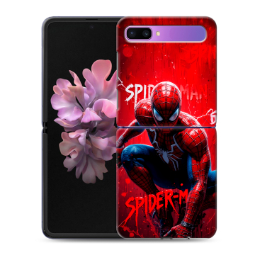 Пластиковый чехол на Samsung Galaxy Z Flip с принтом Spiderman Человек паук Пластиковый чехол на Samsung Galaxy Z Flip с принтом Spiderman Человек паук