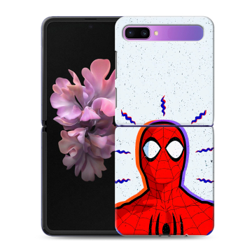 Пластиковый чехол на Samsung Galaxy Z Flip с принтом Spiderman Человек паук Пластиковый чехол на Samsung Galaxy Z Flip с принтом Spiderman Человек паук