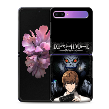 Пластиковый чехол на Samsung Galaxy Z Flip с принтом Death note Тетрадь смерти Пластиковый чехол на Samsung Galaxy Z Flip с принтом Death note Тетрадь смерти