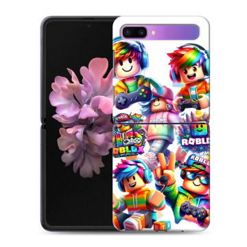 Пластиковый чехол на Samsung Galaxy Z Flip с принтом Roblox Роблокс Пластиковый чехол на Samsung Galaxy Z Flip с принтом Roblox Роблокс
