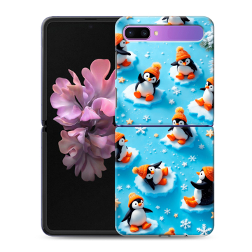 Пластиковый чехол на Samsung Galaxy Z Flip с принтом Новый год Пластиковый чехол на Samsung Galaxy Z Flip с принтом Новый год