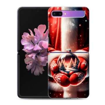 Пластиковый чехол на Samsung Galaxy Z Flip с принтом Новый год Пластиковый чехол на Samsung Galaxy Z Flip с принтом Новый год