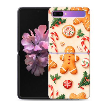 Пластиковый чехол на Samsung Galaxy Z Flip с принтом Новый год Пластиковый чехол на Samsung Galaxy Z Flip с принтом Новый год