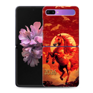 Пластиковый чехол на Samsung Galaxy Z Flip с принтом Новый год Пластиковый чехол на Samsung Galaxy Z Flip с принтом Новый год