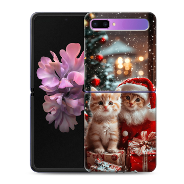 Пластиковый чехол на Samsung Galaxy Z Flip с принтом Новый год Пластиковый чехол на Samsung Galaxy Z Flip с принтом Новый год