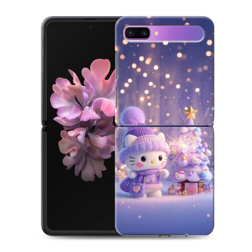Пластиковый чехол на Samsung Galaxy Z Flip с принтом Новый год Пластиковый чехол на Samsung Galaxy Z Flip с принтом Новый год