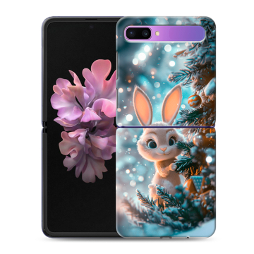 Пластиковый чехол на Samsung Galaxy Z Flip с принтом Новый год Пластиковый чехол на Samsung Galaxy Z Flip с принтом Новый год