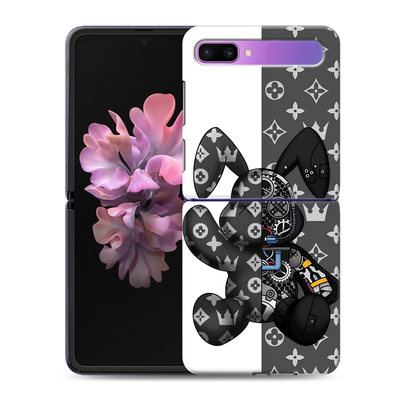 Пластиковый чехол на Samsung Galaxy Z Flip с принтом Луи робот Пластиковый чехол на Samsung Galaxy Z Flip с принтом Луи робот