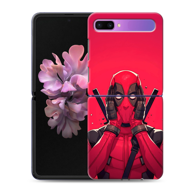 Пластиковый чехол на Samsung Galaxy Z Flip с принтом Дедпул Deadpool Пластиковый чехол на Samsung Galaxy Z Flip с принтом Дедпул Deadpool