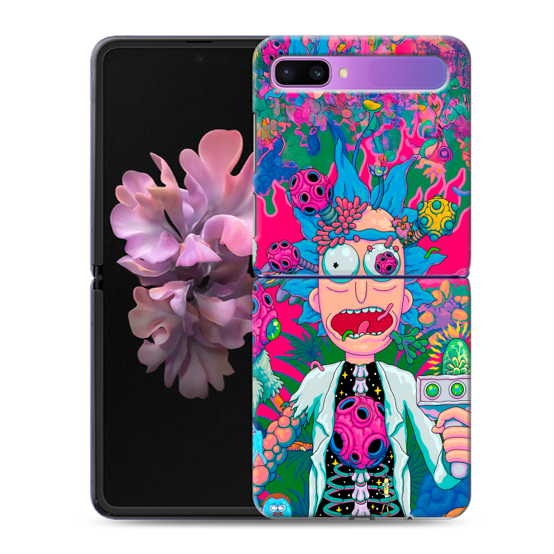 Пластиковый чехол на Samsung Galaxy Z Flip с принтом Рик и Морти Rick Morty Пластиковый чехол на Samsung Galaxy Z Flip с принтом Рик и Морти Rick Morty