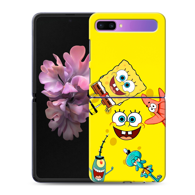 Пластиковый чехол на Samsung Galaxy Z Flip с принтом Спанч боб Спанчбоб Пластиковый чехол на Samsung Galaxy Z Flip с принтом Спанч боб Спанчбоб