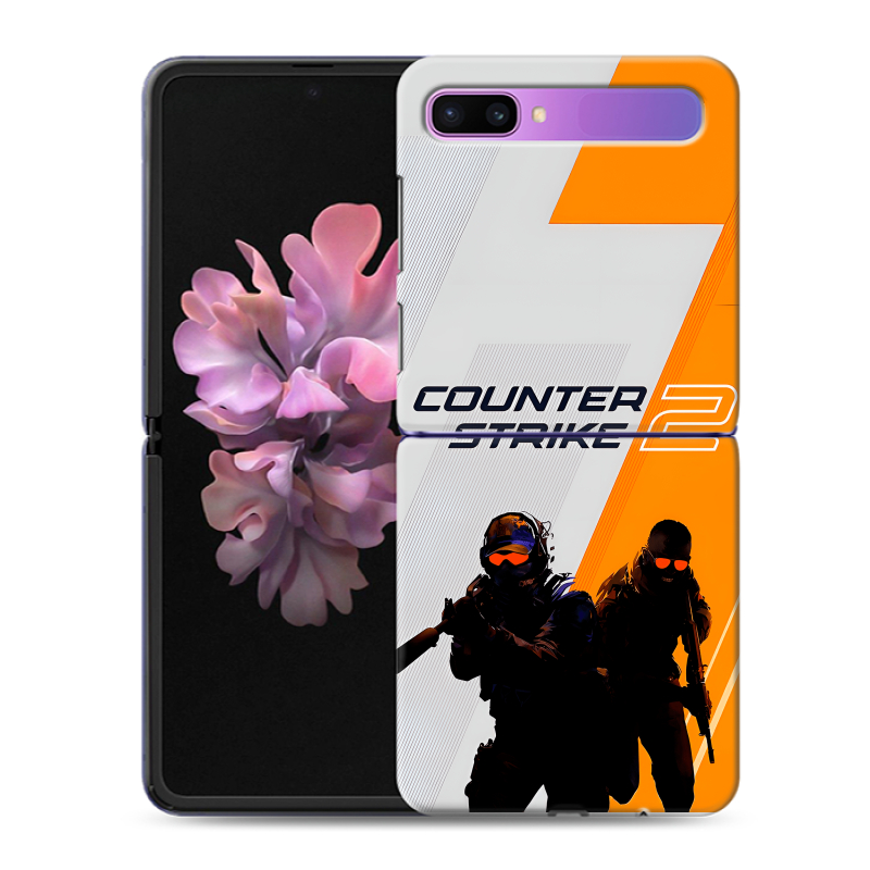Пластиковый чехол на Samsung Galaxy Z Flip с принтом Counter Strike Пластиковый чехол на Samsung Galaxy Z Flip с принтом Counter Strike