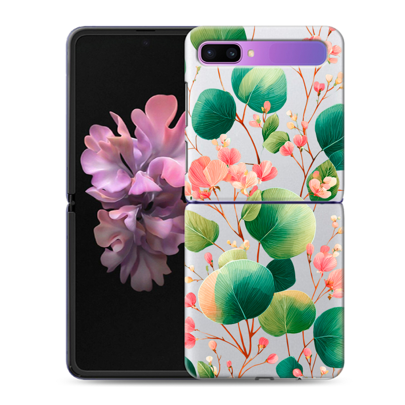 Пластиковый чехол на Samsung Galaxy Z Flip с принтом женский Пластиковый чехол на Samsung Galaxy Z Flip с принтом женский
