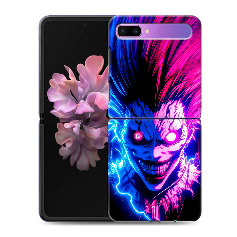 Пластиковый чехол на Samsung Galaxy Z Flip с принтом Death note Тетрадь смерти Пластиковый чехол на Samsung Galaxy Z Flip с принтом Death note Тетрадь смерти