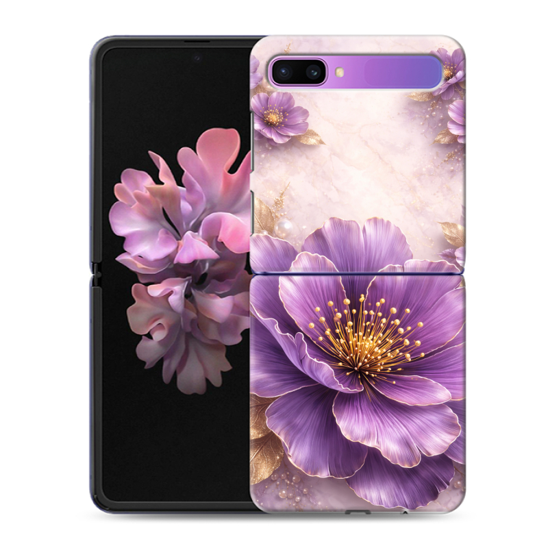 Пластиковый чехол на Samsung Galaxy Z Flip с принтом женский Пластиковый чехол на Samsung Galaxy Z Flip с принтом женский