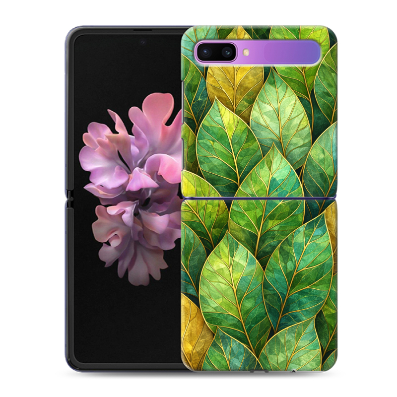 Пластиковый чехол на Samsung Galaxy Z Flip с принтом женский Пластиковый чехол на Samsung Galaxy Z Flip с принтом женский