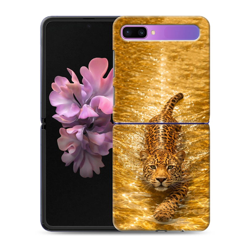 Пластиковый чехол на Samsung Galaxy Z Flip с принтом женский Пластиковый чехол на Samsung Galaxy Z Flip с принтом женский