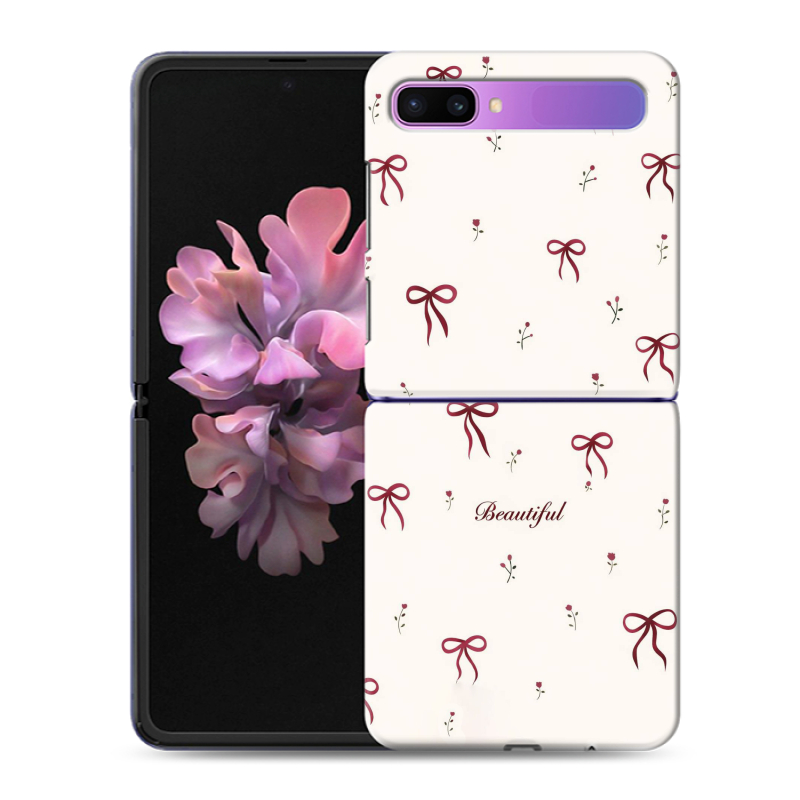 Пластиковый чехол на Samsung Galaxy Z Flip с принтом для девочек Пластиковый чехол на Samsung Galaxy Z Flip с принтом для девочек