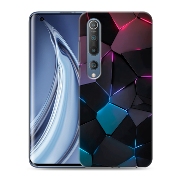 Силиконовый чехол на Xiaomi Mi 10 с принтом Геометрия неона Силиконовый чехол на Xiaomi Mi 10 с принтом Геометрия неона
