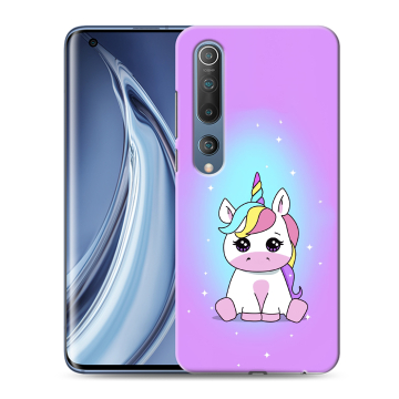 Силиконовый чехол на Xiaomi Mi 10 с принтом Единорог Силиконовый чехол на Xiaomi Mi 10 с принтом Единорог