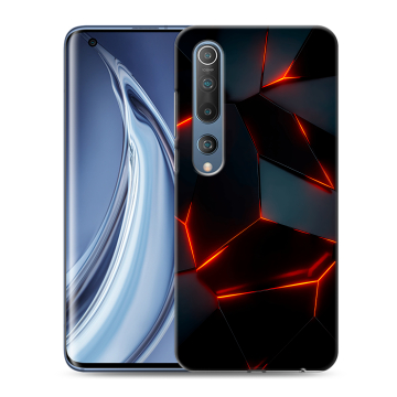 Силиконовый чехол на Xiaomi Mi 10 с принтом Яркие абстракции Силиконовый чехол на Xiaomi Mi 10 с принтом Яркие абстракции