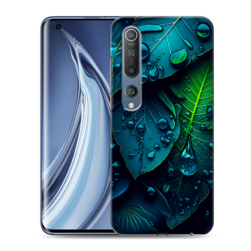 Силиконовый чехол на Xiaomi Mi 10 с принтом Листья Силиконовый чехол на Xiaomi Mi 10 с принтом Листья