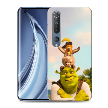 Силиконовый чехол на Xiaomi Mi 10 с принтом Шрек Shrek Силиконовый чехол на Xiaomi Mi 10 с принтом Шрек Shrek