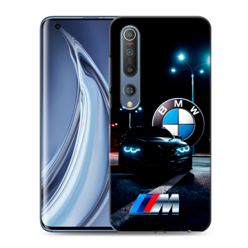 Силиконовый чехол на Xiaomi Mi 10 с принтом БМВ BMW Силиконовый чехол на Xiaomi Mi 10 с принтом БМВ BMW