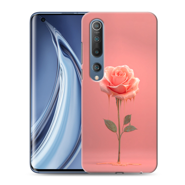 Силиконовый чехол на Xiaomi Mi 10 с принтом Розовая роза Силиконовый чехол на Xiaomi Mi 10 с принтом Розовая роза