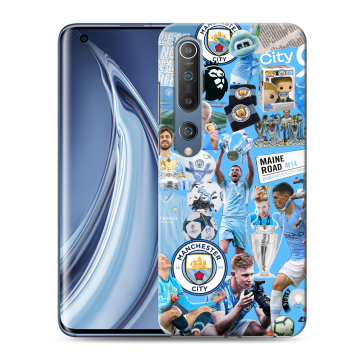 Силиконовый чехол на Xiaomi Mi 10 с принтом Man City Манчестер Сити