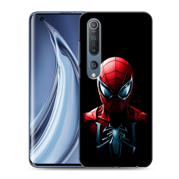 Силиконовый чехол на Xiaomi Mi 10 с принтом Spiderman Человек паук