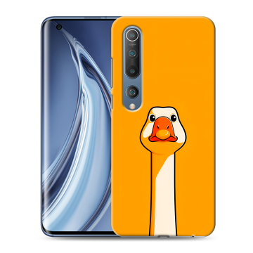 Силиконовый чехол на Xiaomi Mi 10 с принтом Смешная утка