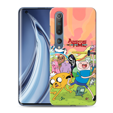Силиконовый чехол на Xiaomi Mi 10 с принтом Adventure time Время приключений