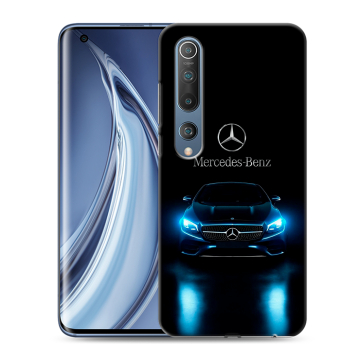 Силиконовый чехол на Xiaomi Mi 10 с принтом Mercedes Мерседес