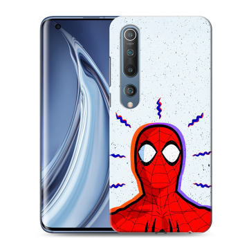 Силиконовый чехол на Xiaomi Mi 10 с принтом Spiderman Человек паук