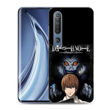 Силиконовый чехол на Xiaomi Mi 10 с принтом Death note Тетрадь смерти