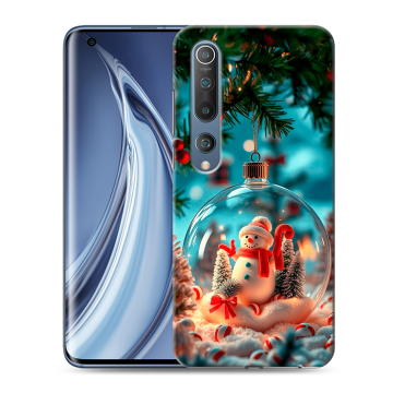 Силиконовый чехол на Xiaomi Mi 10 с принтом Новый год