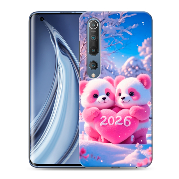 Силиконовый чехол на Xiaomi Mi 10 с принтом Новый год