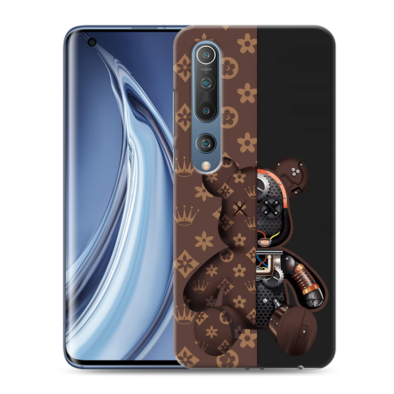 Пластиковый чехол на Xiaomi Mi 10 с принтом Луи робот Пластиковый чехол на Xiaomi Mi 10 с принтом Луи робот