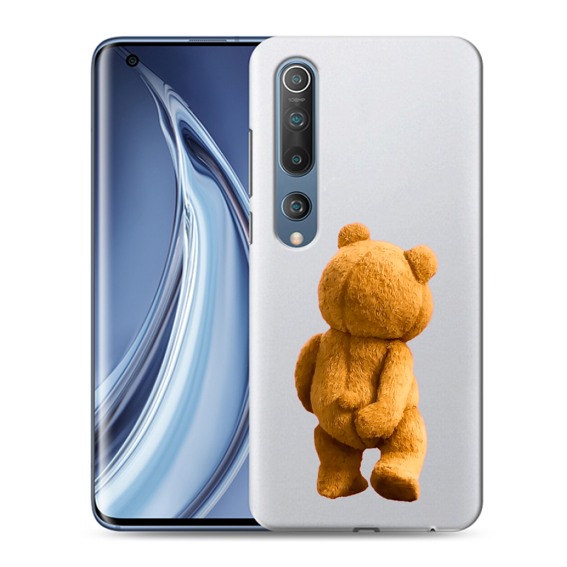Пластиковый чехол на Xiaomi Mi 10 с принтом Медведь Пластиковый чехол на Xiaomi Mi 10 с принтом Медведь