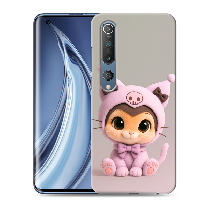 Силиконовый противоударный чехол на Xiaomi Mi 10 с принтом Куроми Kuromi Силиконовый противоударный чехол на Xiaomi Mi 10 с принтом Куроми Kuromi