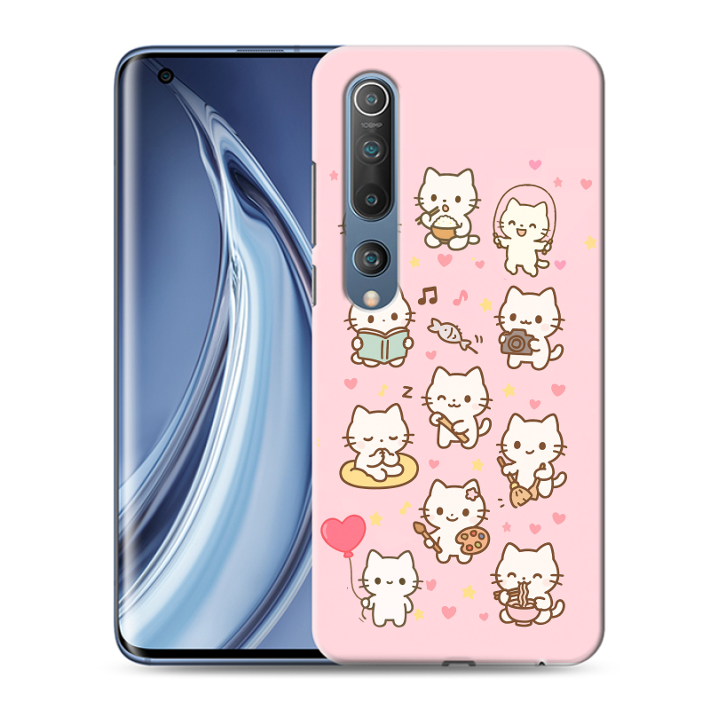 Пластиковый чехол на Xiaomi Mi 10 с принтом Hello Kitty Хелоу Кити Пластиковый чехол на Xiaomi Mi 10 с принтом Hello Kitty Хелоу Кити