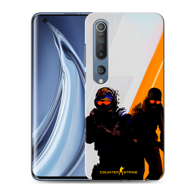 Пластиковый чехол на Xiaomi Mi 10 с принтом Контер страйк Counter strike Пластиковый чехол на Xiaomi Mi 10 с принтом Контер страйк Counter strike