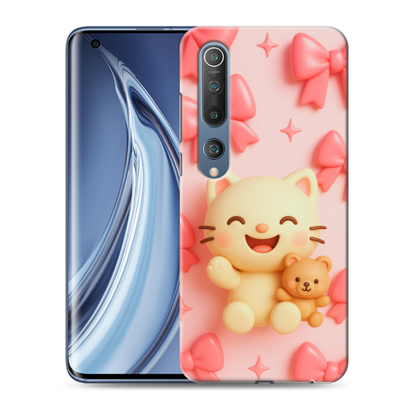 Силиконовый чехол на Xiaomi Mi 10 с принтом для девочек Силиконовый чехол на Xiaomi Mi 10 с принтом для девочек