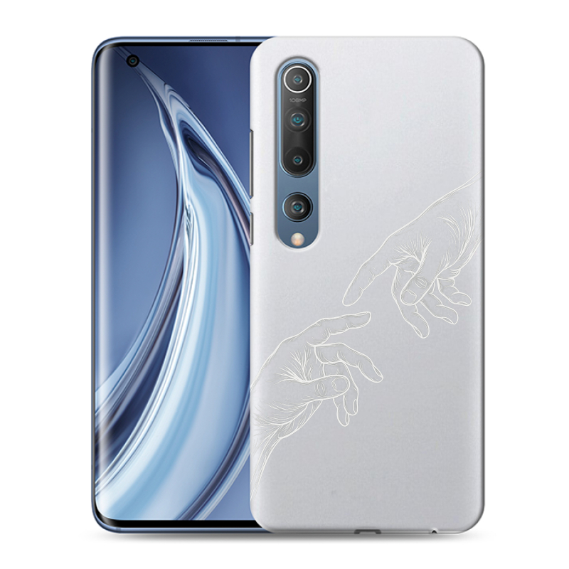 Силиконовый противоударный чехол на Xiaomi Mi 10 с принтом Сотворение мира Силиконовый противоударный чехол на Xiaomi Mi 10 с принтом Сотворение мира
