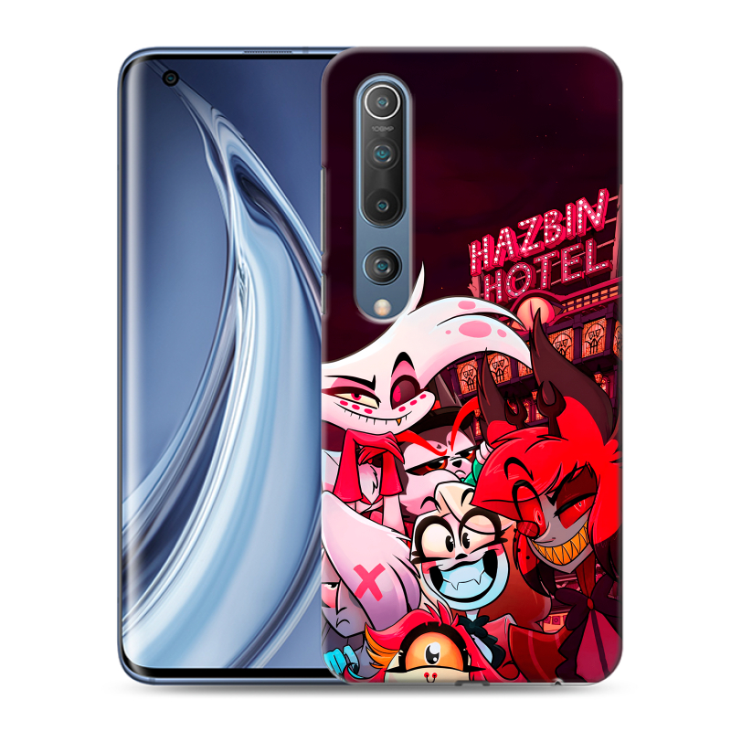 Пластиковый чехол на Xiaomi Mi 10 с принтом Hazbin Hotel Отель Хазбин Пластиковый чехол на Xiaomi Mi 10 с принтом Hazbin Hotel Отель Хазбин