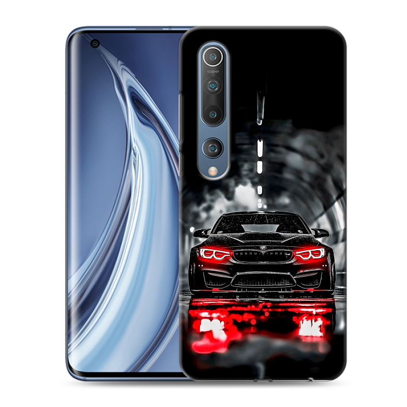 Пластиковый чехол на Xiaomi Mi 10 с принтом BMW БМВ Пластиковый чехол на Xiaomi Mi 10 с принтом BMW БМВ