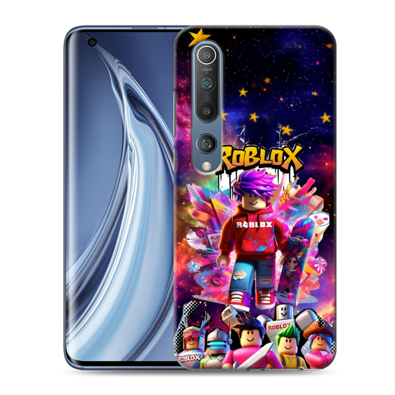 Силиконовый чехол на Xiaomi Mi 10 с принтом Roblox Роблокс Силиконовый чехол на Xiaomi Mi 10 с принтом Roblox Роблокс